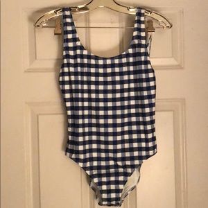 Solid and Striped Anne-Marie Gingham suit